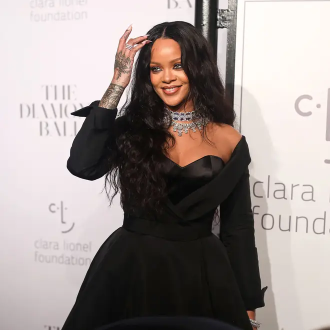 Rihanna teased a new dance track as she promoted her new Savage X Fenty line