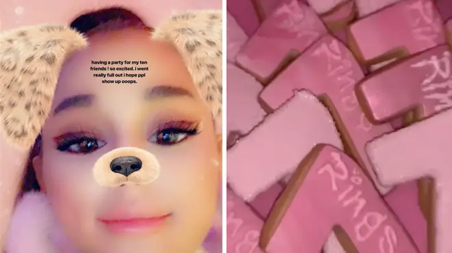 Ariana Grande hosted the best '7 Rings' celebration party.