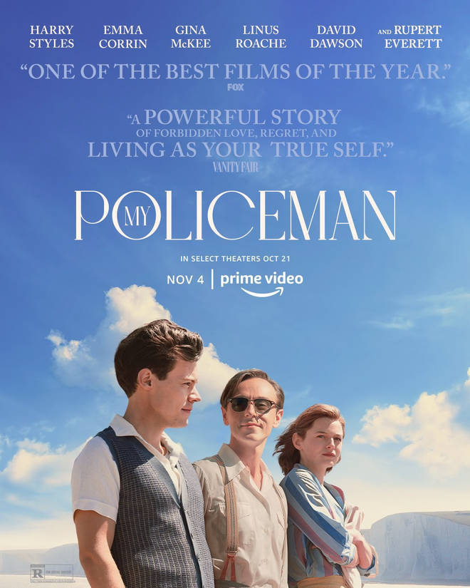 Prime video released a new My Policeman movie poster