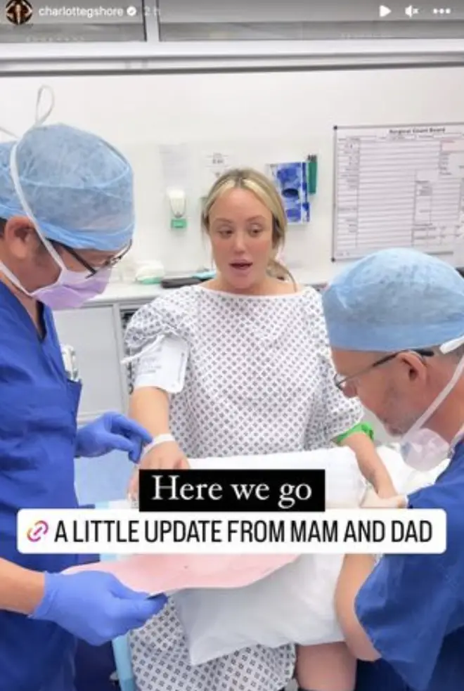 Charlotte Crosby has given birth to a baby girl