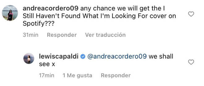 Lewis Capaldi has been dropping hints he'll release his covers with Niall Horan
