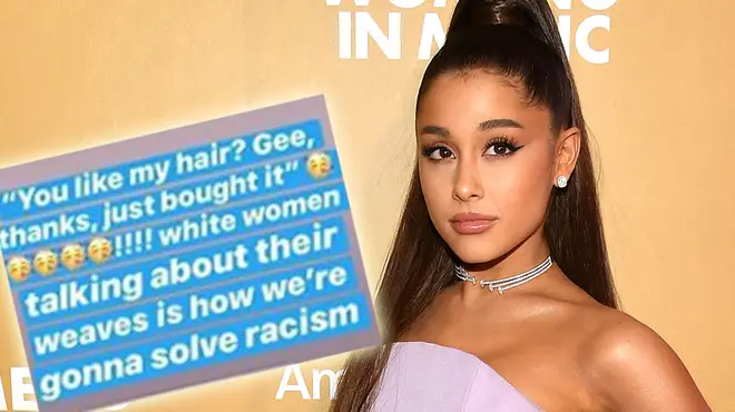 Ariana Grande has been called out for her 'racist' lyrics.