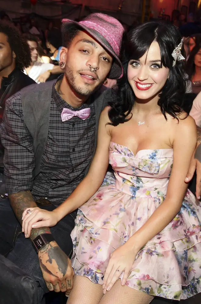 Katy Perry dated Travis McCoy early in her career.