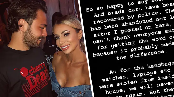 Olivia Attwood has revealed she will be moving to a secret location.