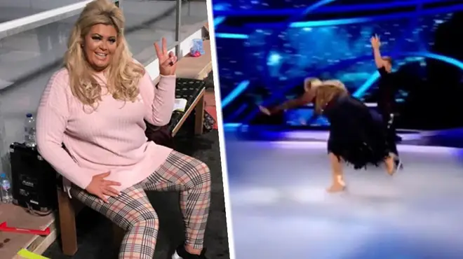 Gemma Collins suffered a dramatic fall on Dancing On Ice.