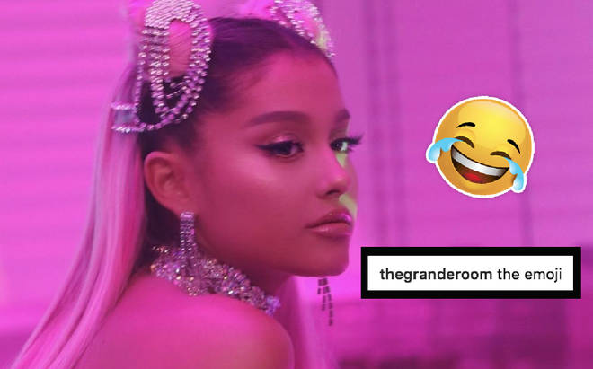 Ariana Grande has shook fans by using an emoji. No, really.
