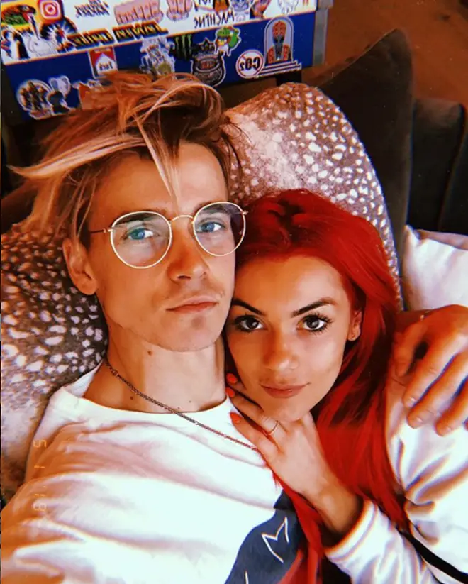 Joe Sugg and Dianne Buswell are huge fans of a PDA, apparently.