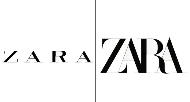 Zara&squot;s new logo is making people feel "claustrophobic"
