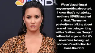 Demi Lovato has deactivated her Twitter account following backlash over a meme
