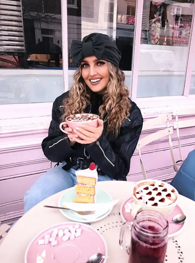 Perrie Edwards knows how to have a wholesome day