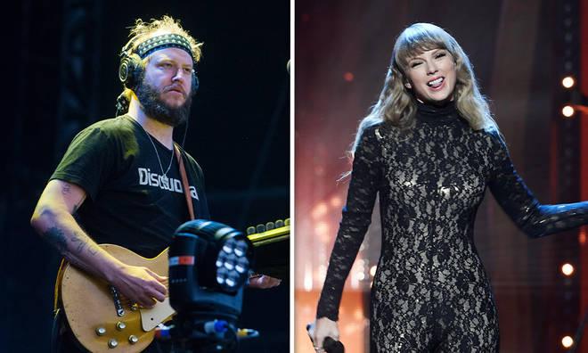 Taylor Swift stepped out during Bon Iver's concert
