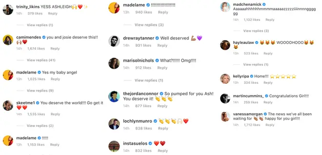 Ashleigh Murray's cast mates congratulate her new on her new TV show