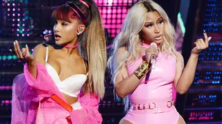 Ariana Grande and Nicki Minaj clap back rumours of a feud