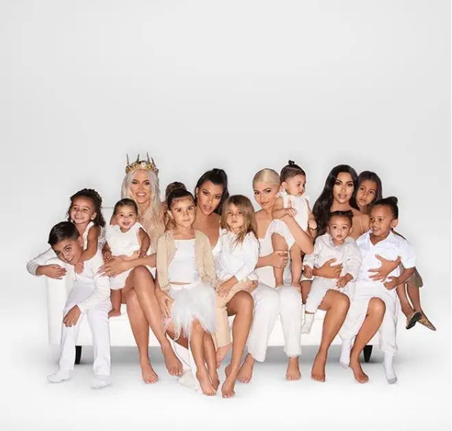 All of the Kardashian children as of 2018.
