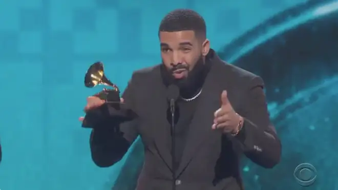 Drake disses The Grammys in acceptance speech for Best Rap Song