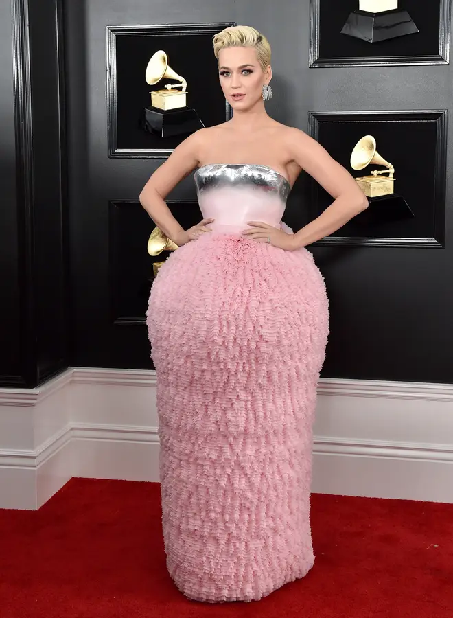 Katy Perry wore pink Balmain just like Kylie Jenner
