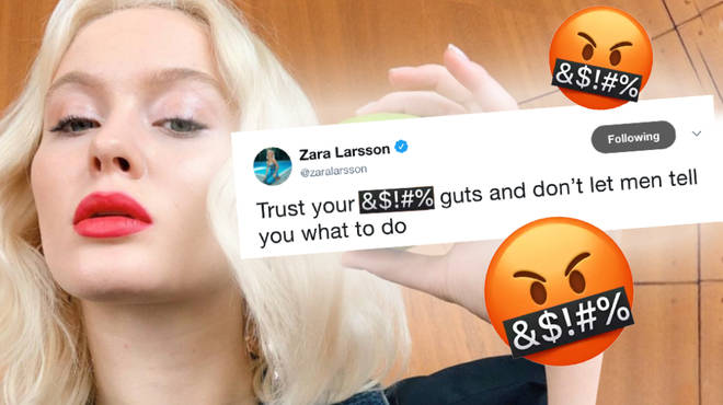 Zara Larsson tweets her anger at her own record label over music