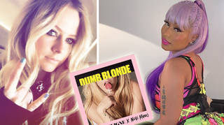 Nicki Minaj and Avril Lavigne have teamed up on new track 'Dumb Blonde'.