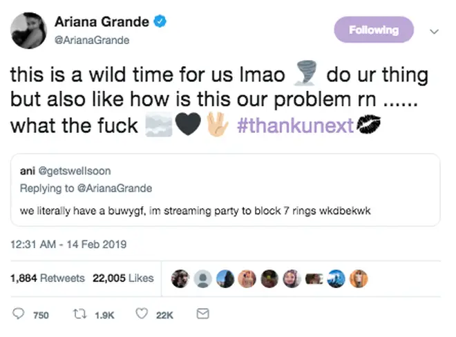 Ariana Grande boycott 7 rings