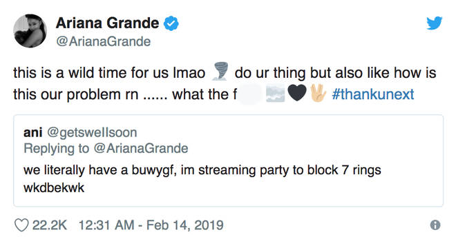 Ariana Grande fans hosting BUWYGIM streaming parties to boost it's chart position