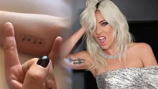 Lady Gaga corrected a mistake she made on her latest tattoo