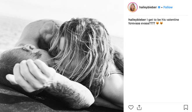 Hailey Baldwin gushes about Justin Bieber on Valentine's Day