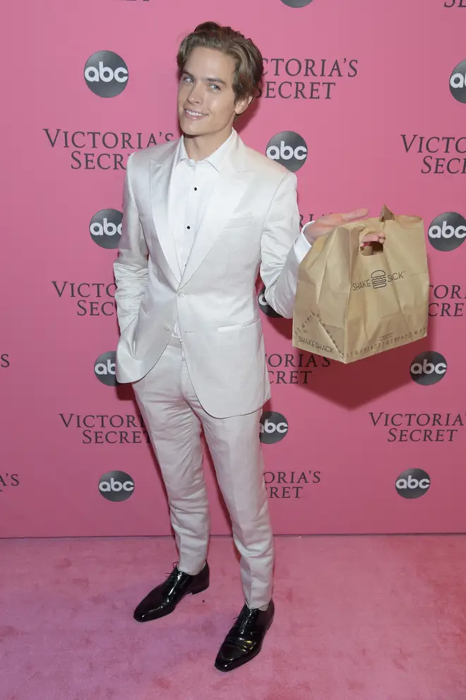 Dylan Sprouse brought his girlfriend Shake Shack after the Victoria's Secret Fashion Show