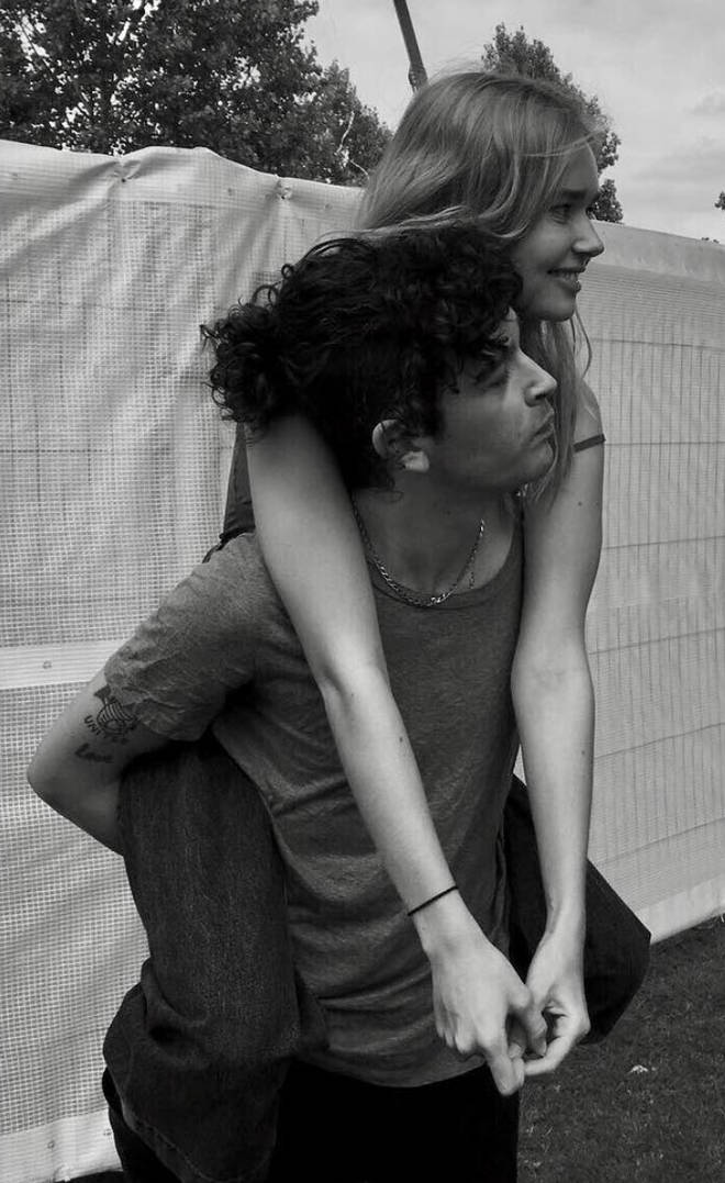 Gabby shared this snap of her and Matt Healy on his birthday
