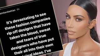 Kim Kardashian called out Fashion Nova for copying designs.