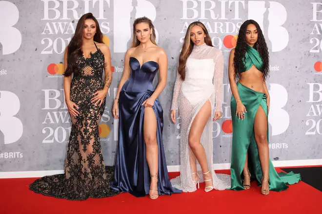 Little Mix's Perrie, Jade, Jesy & Leigh-Anne on the BRITs red carpet 2019