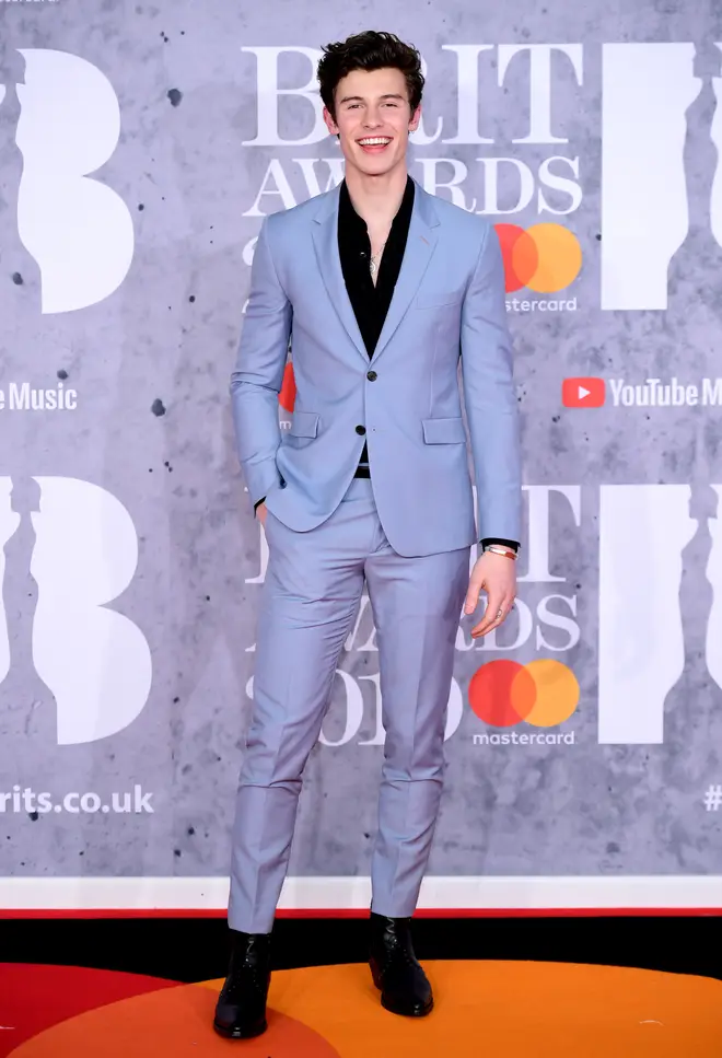 Shawn Mendes rocks his first ever BRITs 2019 red carpet
