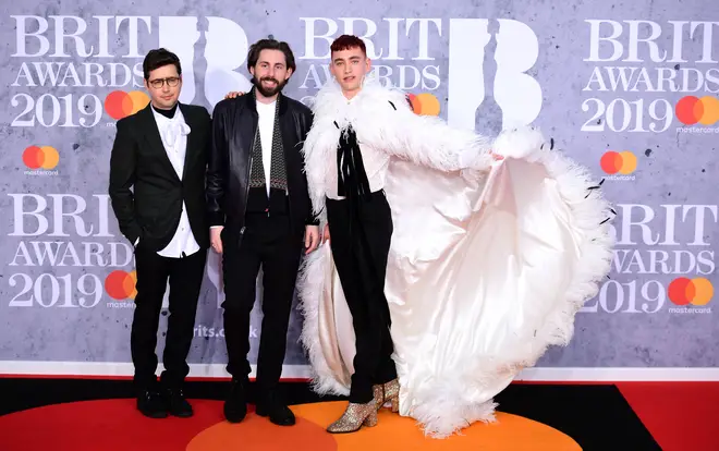 Years & Years turn out to the BRIT 2019 red carpet