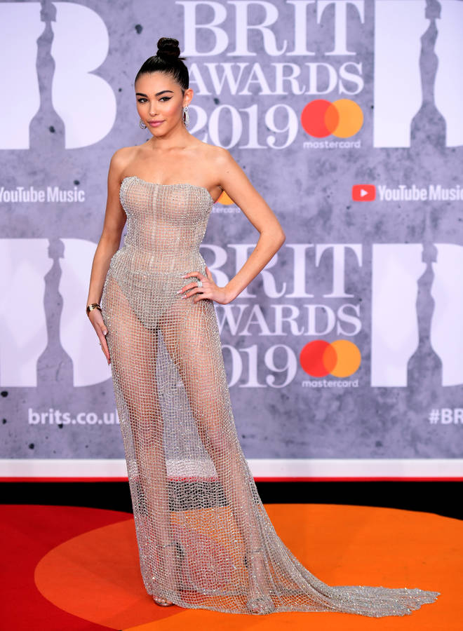 Madison Beer represents US at her first BRIT awards 2019