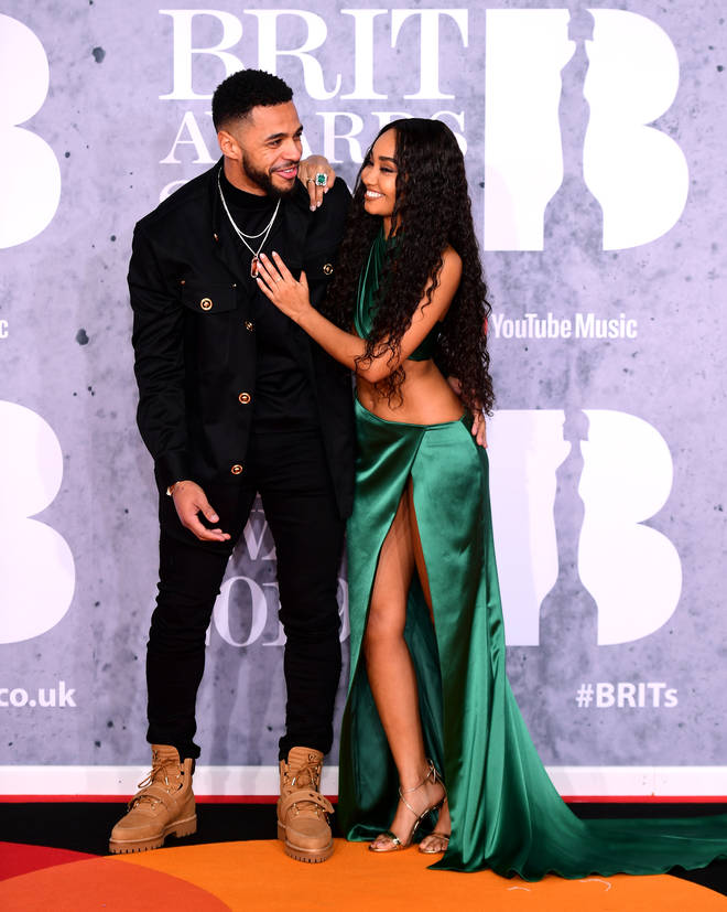 Leigh-Anne Pinnock and Andre Grey hit the BRITs red carpet