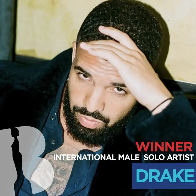 BRITs 2019 International Male Solo Artist winner - Drake