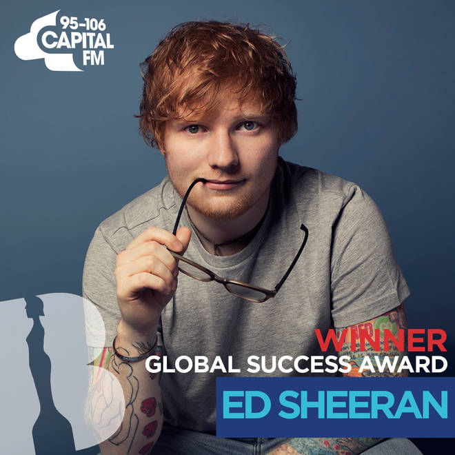 BRITs 2019 Global Success Awards winner - Ed Sheeran