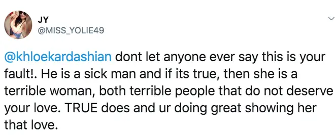 Khloé Kardashian likes a tweet calling Jordyn Woods and Tristan Thompson 'terrible people'