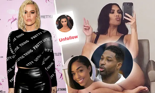 Kim Kardashian unfollows 'terrible people' Jordyn Woods and Tristan Thompson