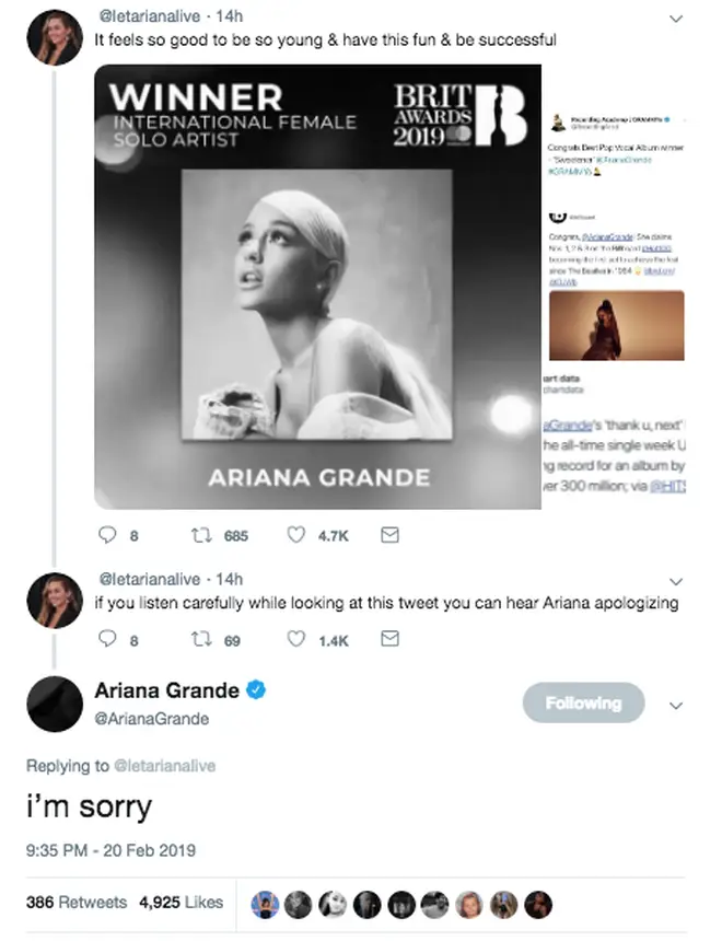 Ariana Grande I'm sorry
