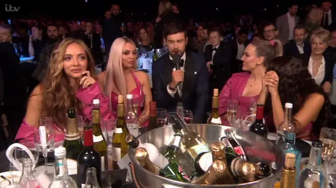 Little Mix look awkward as Jack Whitehall brings up Piers Morgan beef