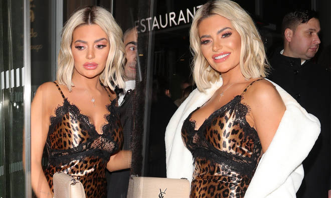 Megan Barton-Hanson was seen with Love Island co-star Sam Bird at a BRITs after party