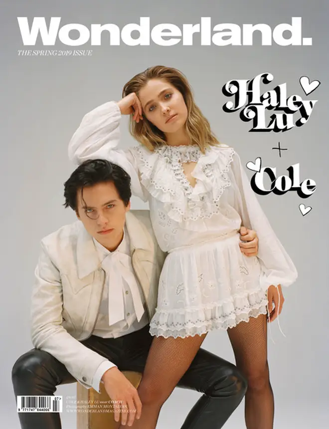 Cole Sprouse and Hayley Lu Richardson are on the cover of Wonderland magazine.
