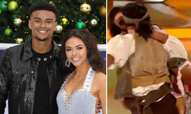 Wes Nelson and Vanessa Bauer convinced fans they kissed during Dancing On Ice