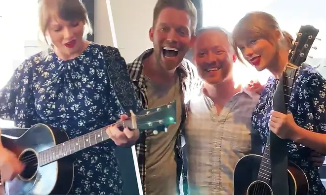 Taylor Swift surprised a couple at their engagement party