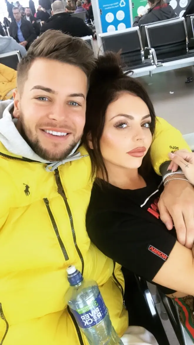 Chris Hughes posts couple photo with Jesy Nelson