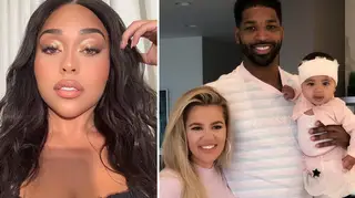 Jordyn Woods & Tristan Thompson reportedly hooked-up at a party in LA.