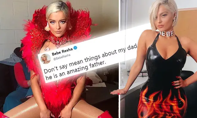 Bebe Rexha asks fans to 'leave her dad alone' after posting his messages