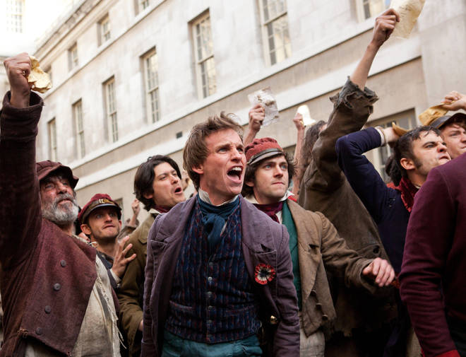 Eddie Redmayne famously protrayed Marius in the Les Misérables movie