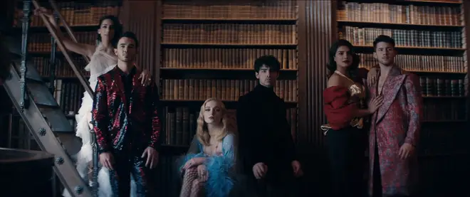 The Jonas Brothers and their partners star in new video for 'Sucker'
