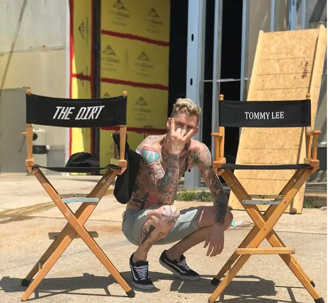 Machine Gun Kelly takes on the role of Tommy Lee in the Motley Crue biopic.
